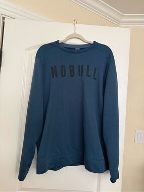 NOBULL Men's Crewneck Sweatshirt in Slate Blue